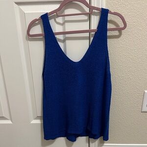 Blu Pepper Royal Blue Tank Top